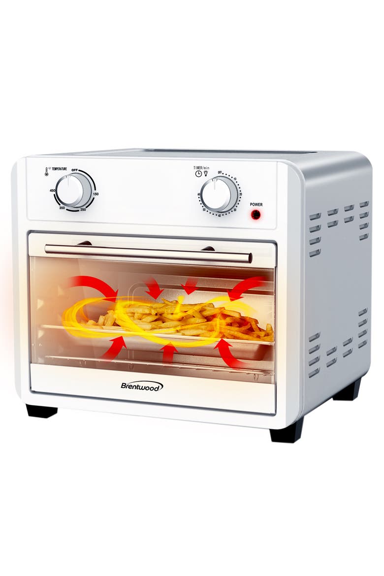 1700W 24 Quart Convection Air Fryer Toaster Oven Silver, Alternate, color, Silver