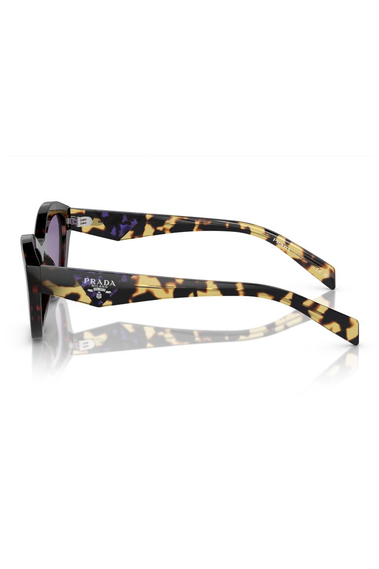 52mm Butterfly Sunglasses, Alternate, color, HAVANA