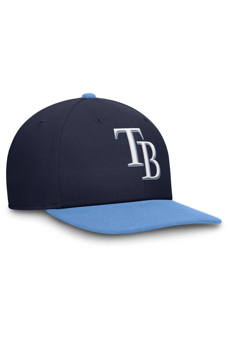 Men's Nike Navy/Blue Tampa Bay Rays Pro Performance Snapback Hat, Alternate, color, Navy