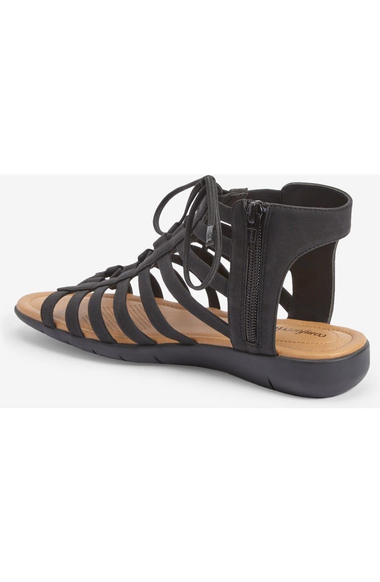 Comfortview The Renata Sandal, Alternate, color, Black