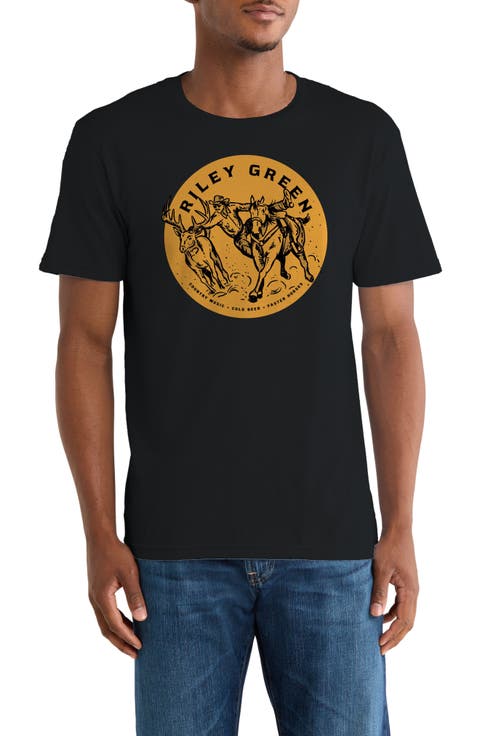 Riley Green Deer Dogger Fast Graphic T-Shirt