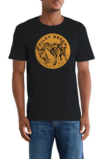 Monster Digital Riley Green Deer Dogger Fast Graphic T-shirt In Black