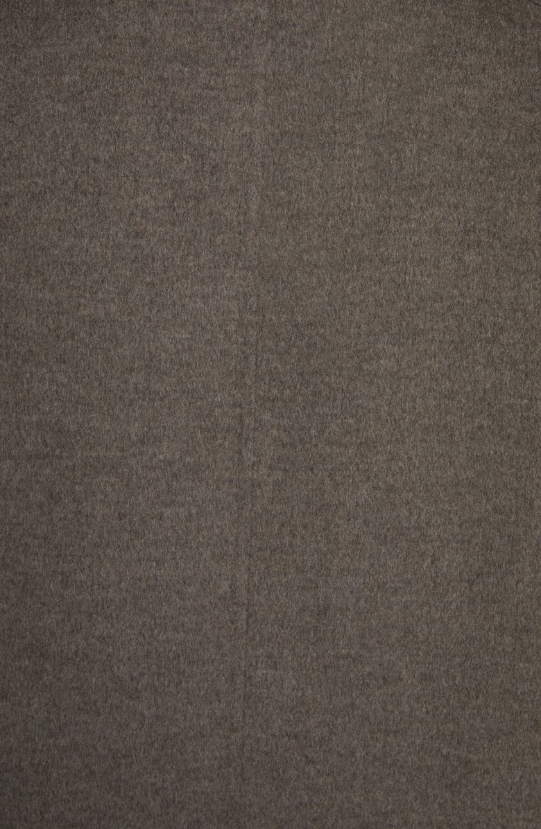 Bottega Veneta Double Face Wool & Cashmere Topcoat, Alternate, color, Peppercorn Melange