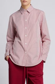 MM by Max Mara Panfilo Stripe Button-Up Shirt