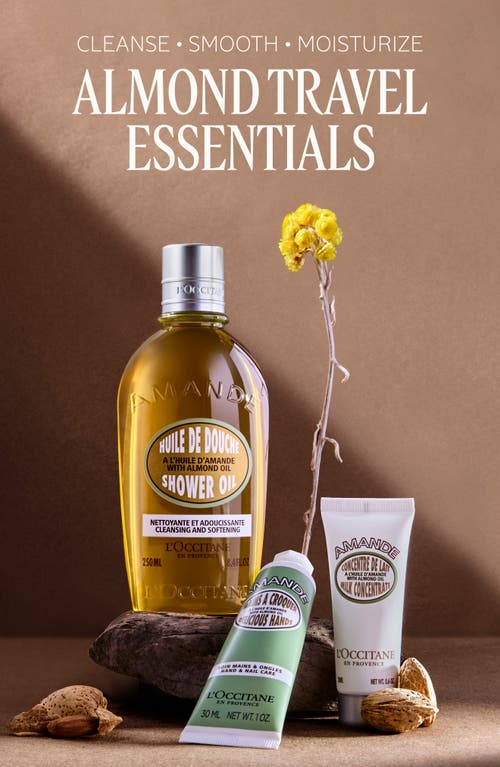 L'occitane Almond Forever Gift Set (nordstrom Exclusive) $49 Value In Transparent