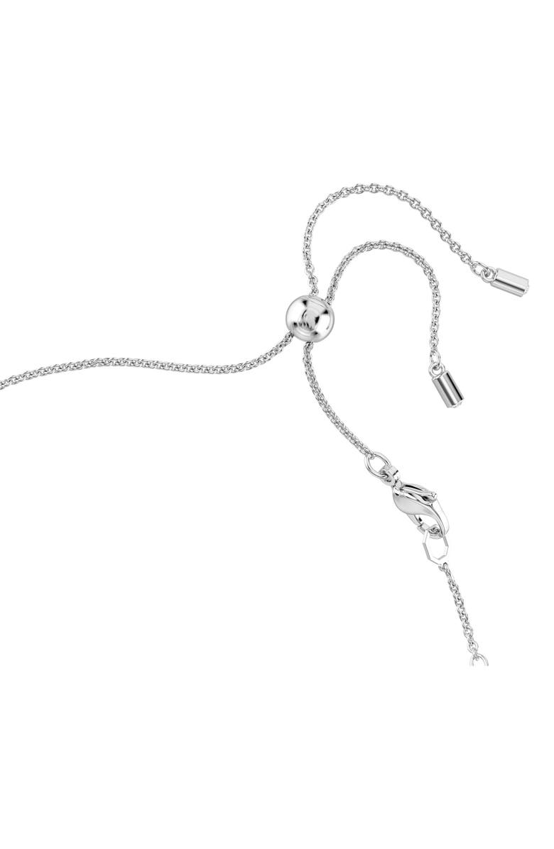 Swarovski Matrix Crystal Choker Necklace, Alternate, color, White/ Silver