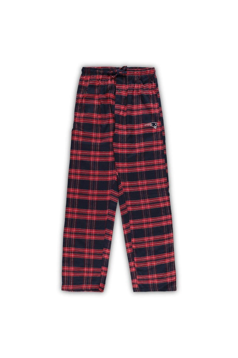 Men's Concepts Sport Navy/Red New England Patriots Big & Tall Flannel Sleep Set, Alternate, color, Navy
