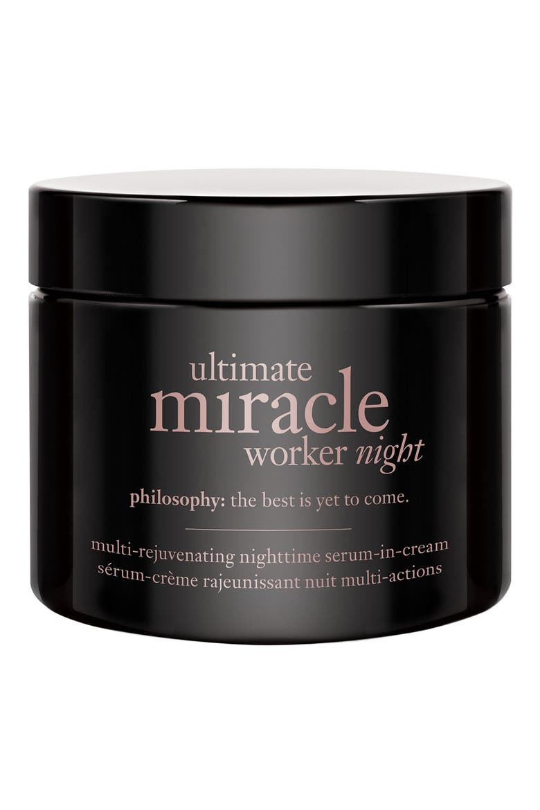 ultimate miracle worker night multi-rejuvenating nighttime serum-in-cream, Main, color, NO COLOR