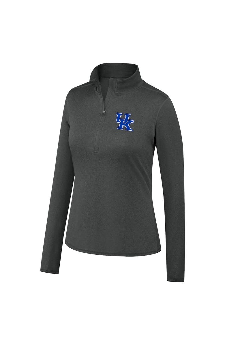 TOP OF THE WORLD Women's Top of the World Heathered Charcoal Kentucky Wildcats Olympus Half-Zip Jacket, Alternate, color, 