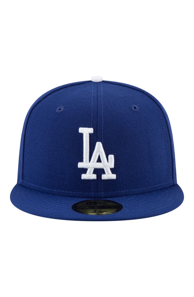 New Era Men's New Era  Royal Los Angeles Dodgers Back-to-Back Champions Diamond Side Patch 59FIFTY Fitted Hat, Alternate, color, Royal