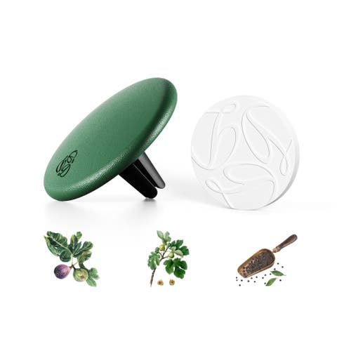 Fig Green Lambskin Car Diffuser and Insert