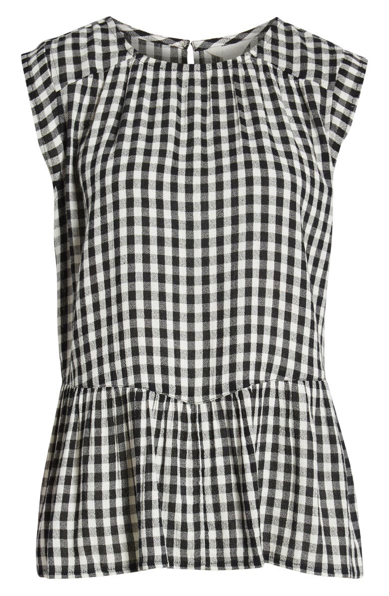 Caslon<sup>®</sup> Flutter Hem Woven Tank, Alternate, color, 