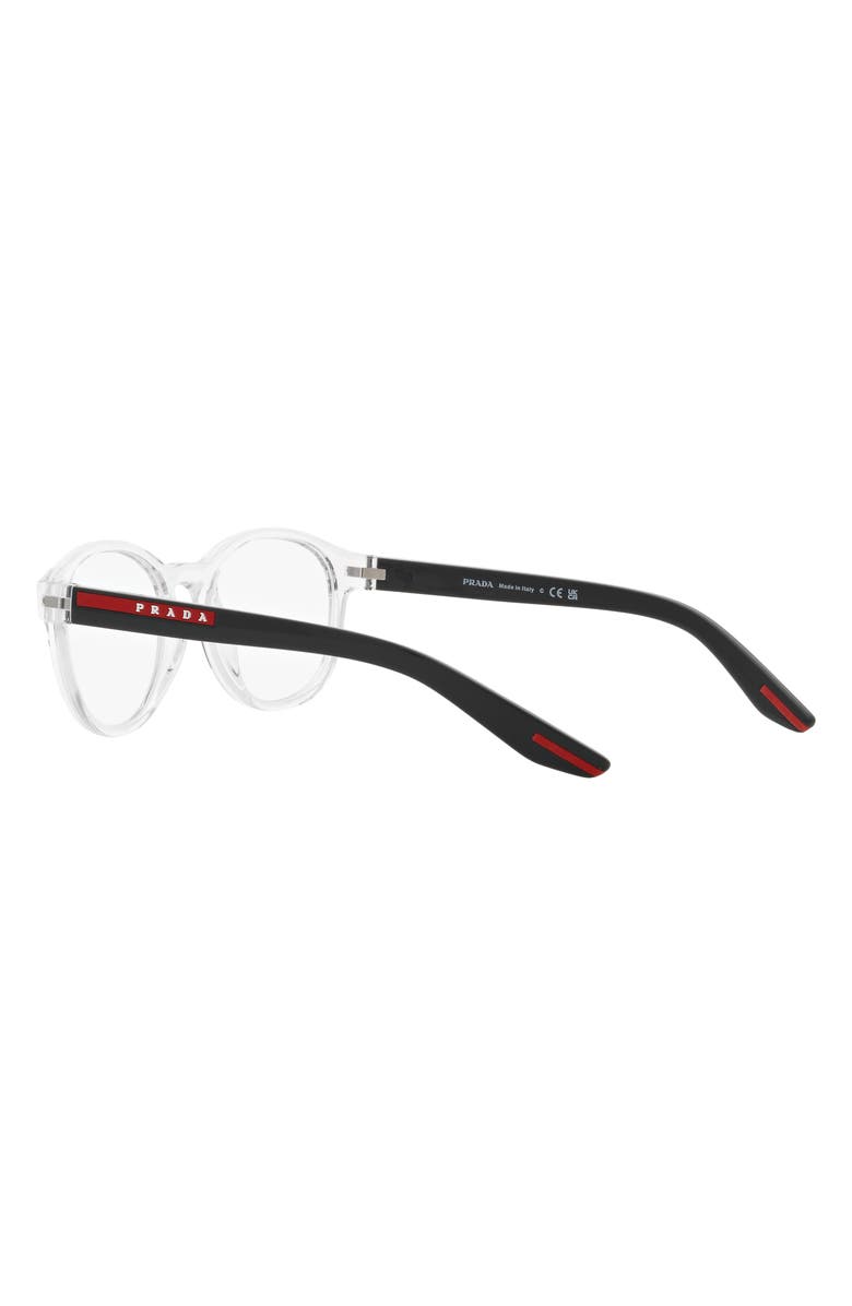 Prada Linea Rossa 53mm Phantos Optical Glasses, Alternate, color, Crystal