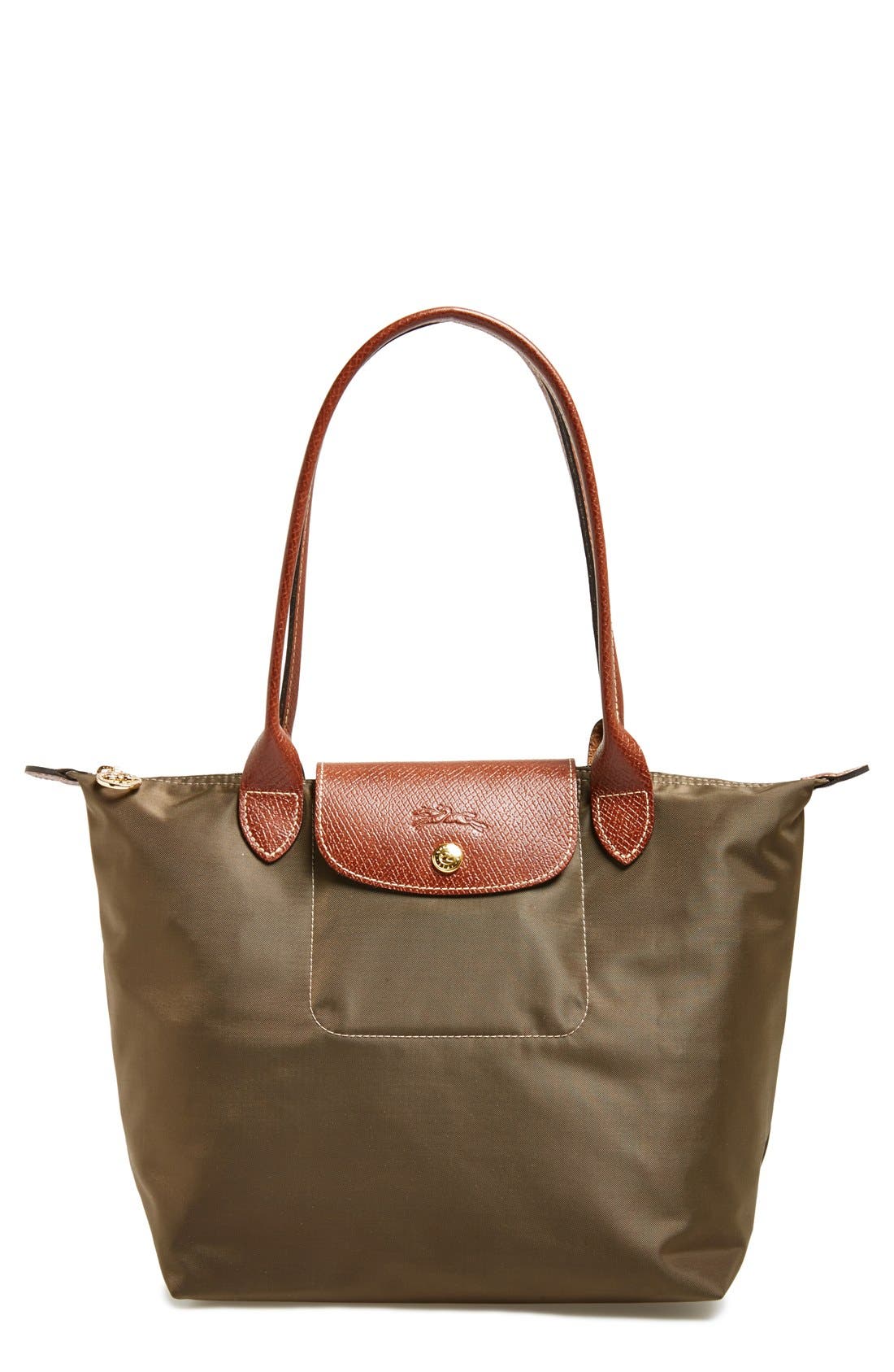 Medium Le Pliage Nylon Shoulder Tote, Main, color, SLATE