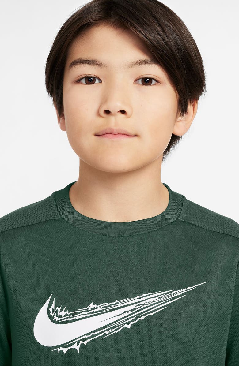 Nike Kids' Graphic T-Shirt, Alternate, color, Fir/ White