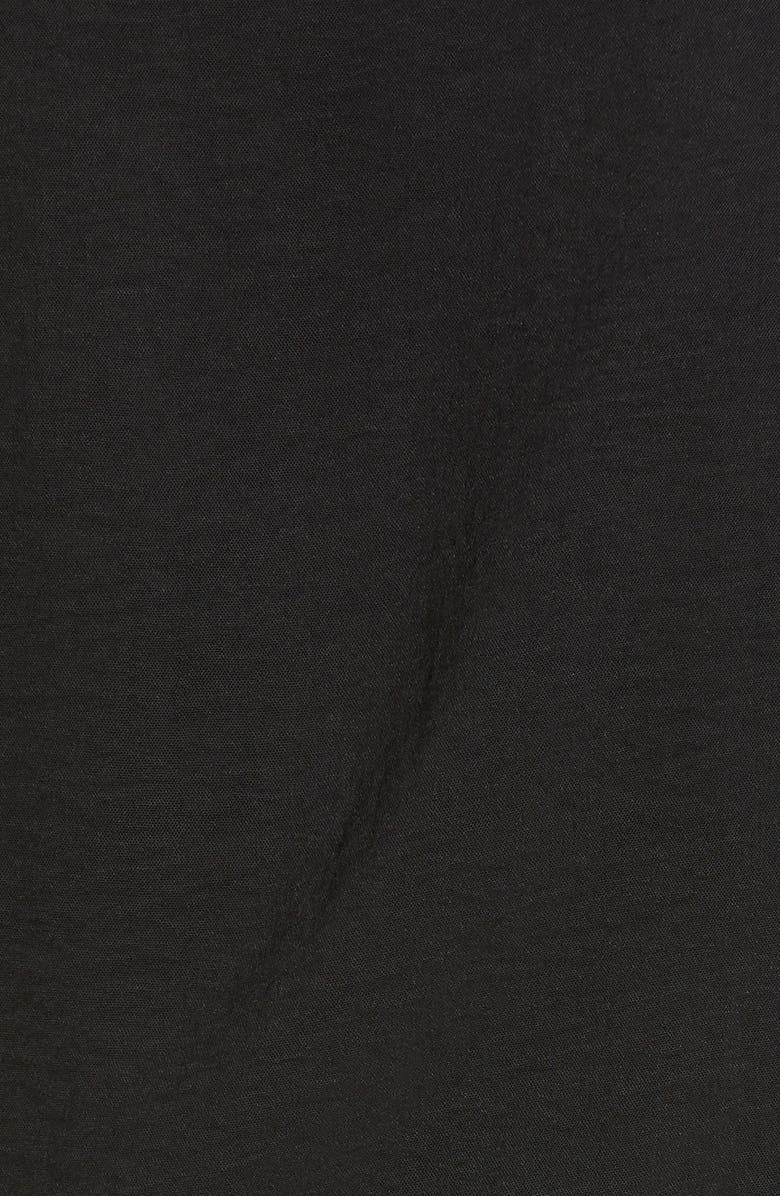 Fraiche by J Balloon Sleeve Tie Front Romper, Alternate, color, 