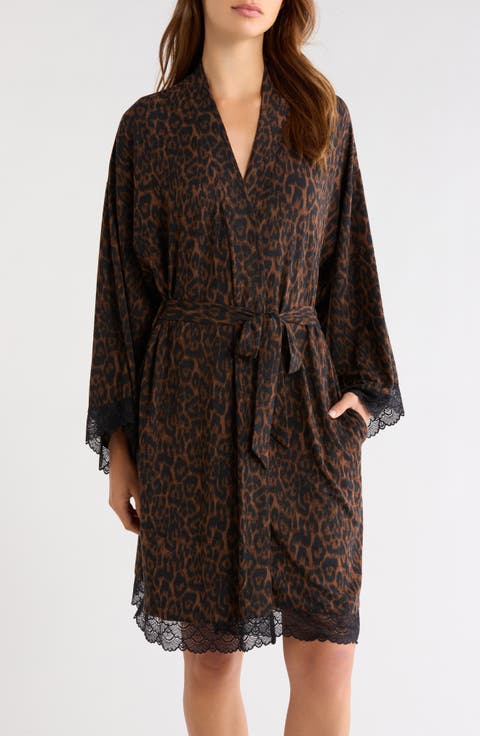 Moonlight Eco Lace Trim Robe