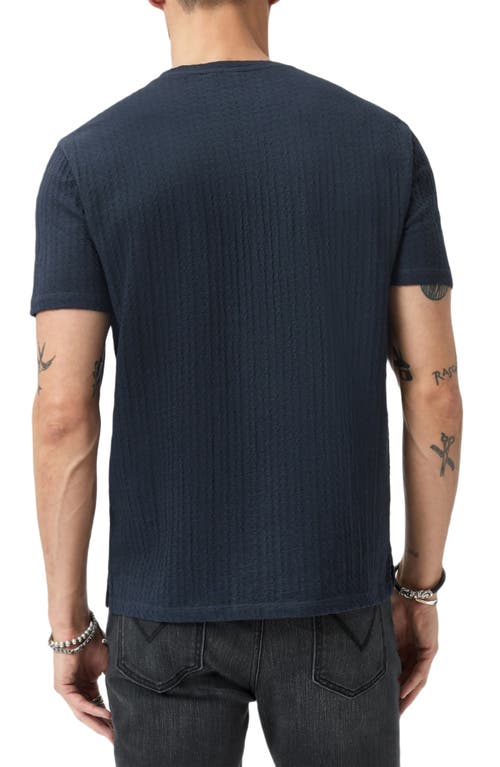 John Varvatos Brasse Crewneck T-shirt In Blue