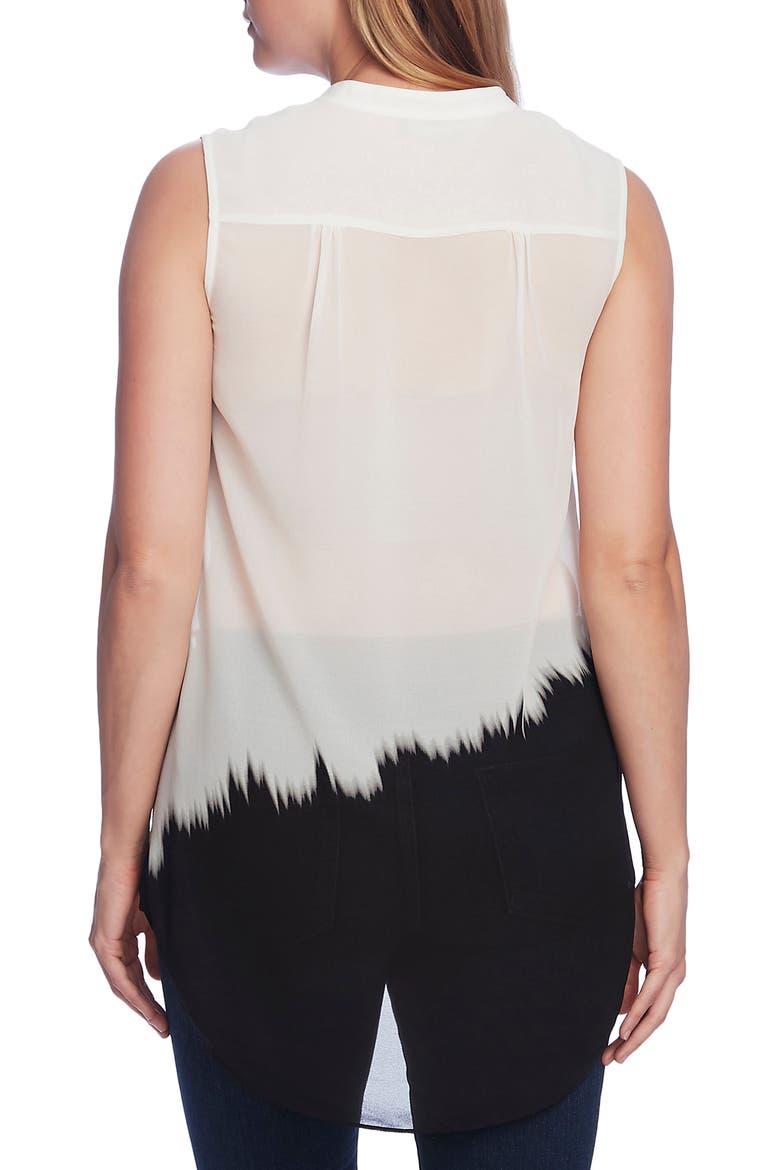 Ikat Sleeveless Tunic, Alternate, color, RICH BLACK