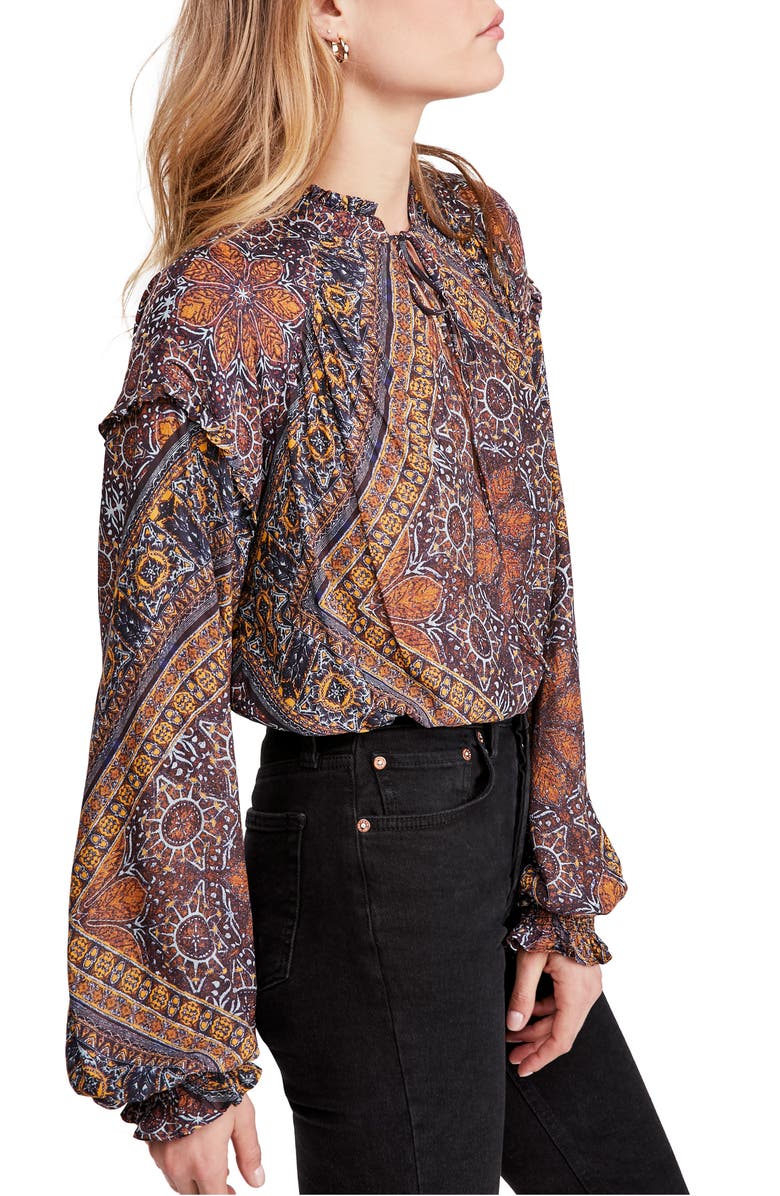 Free People Little Runaway Blouse, Main, color, 