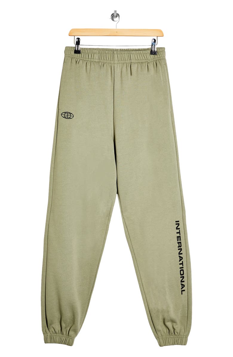 Topshop International Graphic Joggers, Alternate, color, 