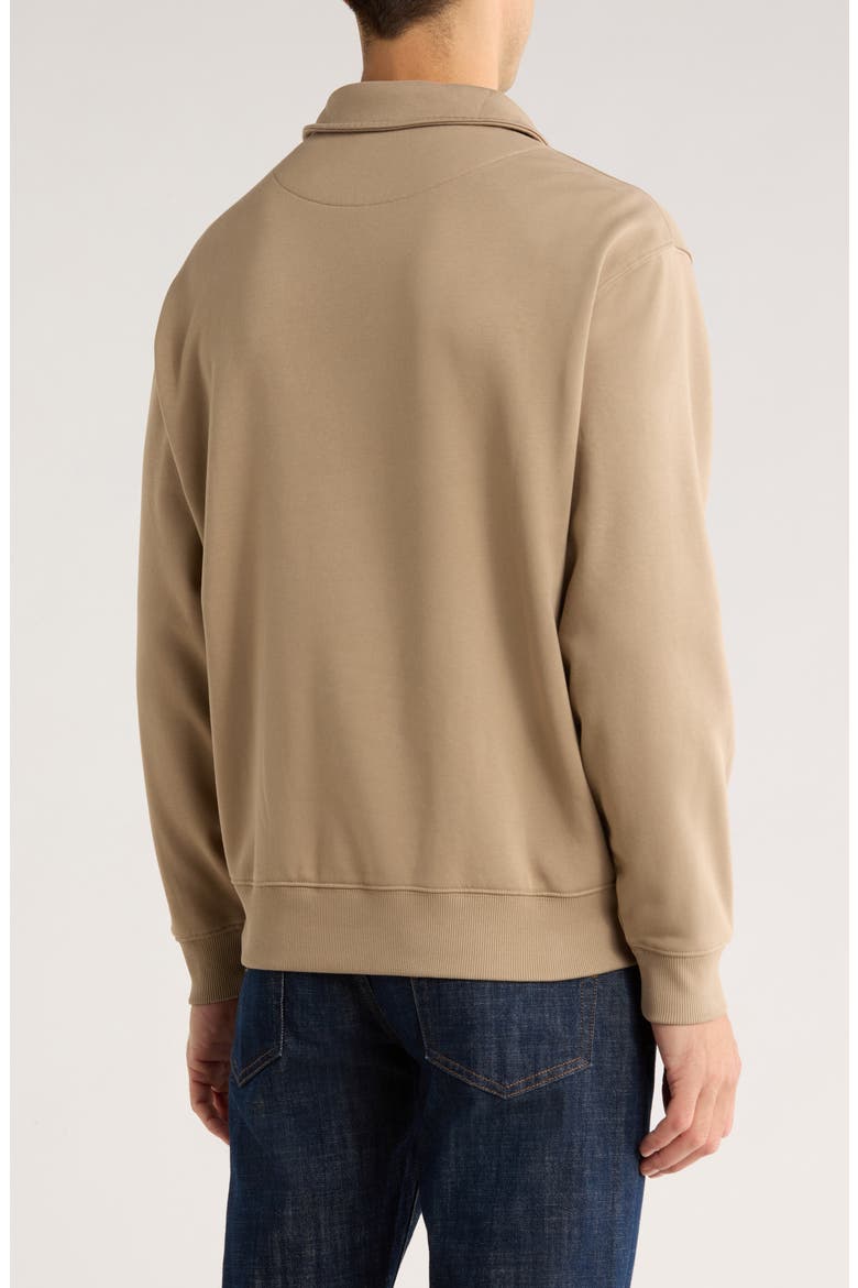 Bayview Road Quarter-Zip Pullover Sweatshirt, Alternate, color, TIMBER