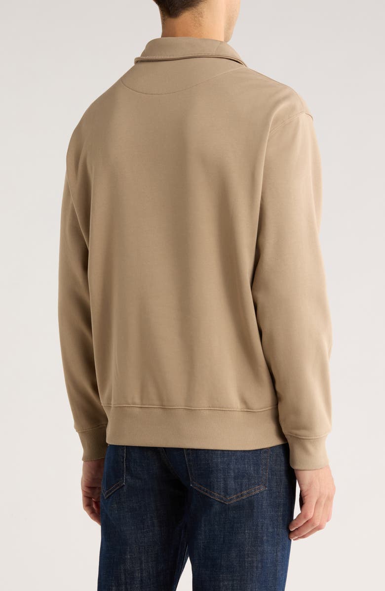Rodd & Gunn Bayview Road Quarter-Zip Pullover Sweatshirt, Alternate, color, Timber