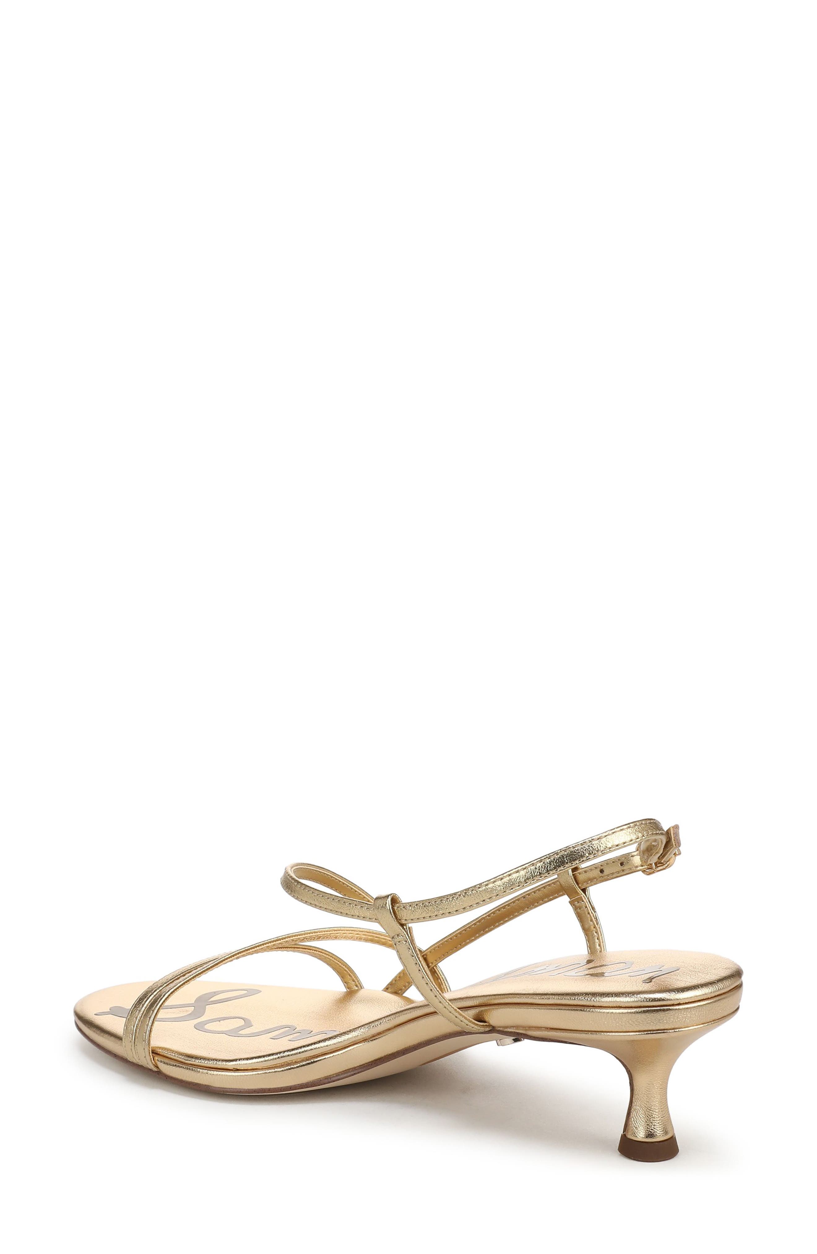 Женские сандалии Sam Edelman Cora Slingback Kitten Heel Sandal — фото 2