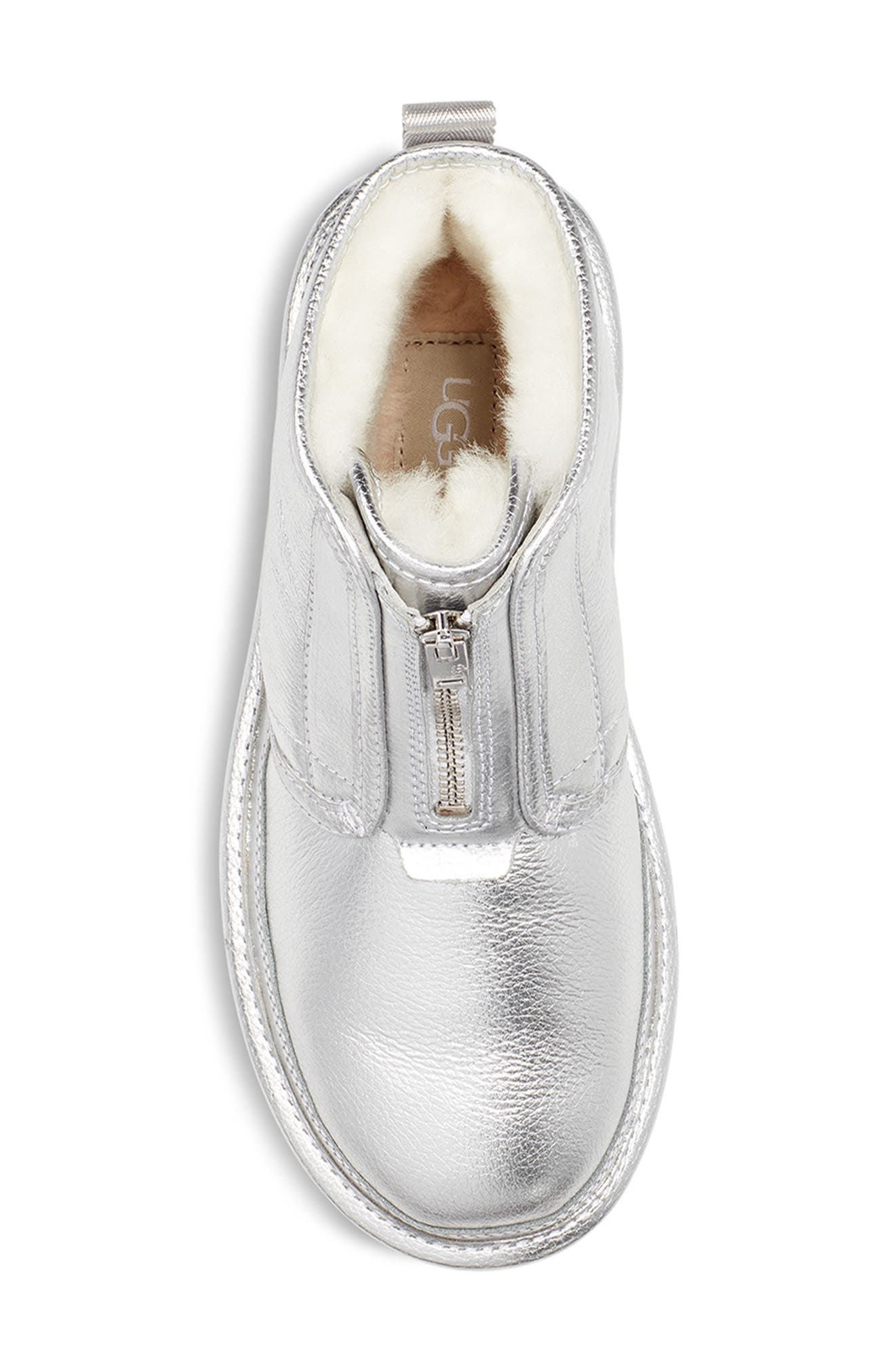 Neumel Platform Bootie, Alternate, color, SILVER METALLIC SHINE