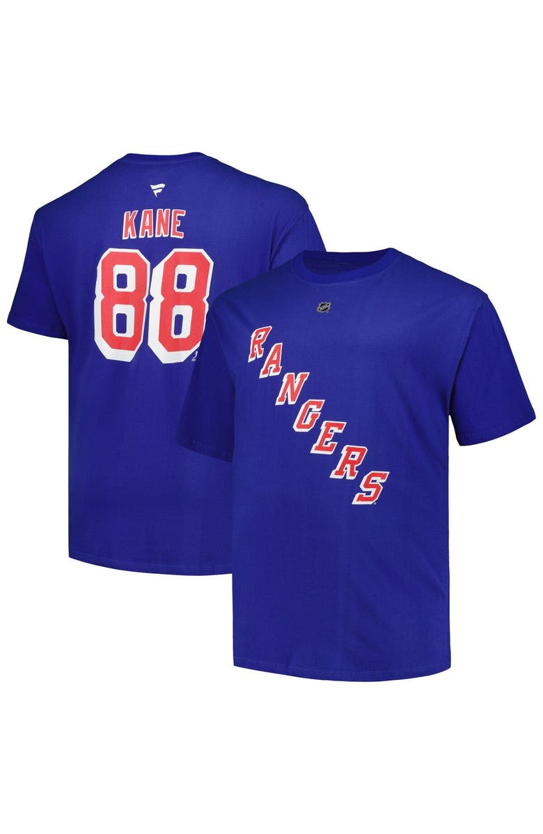 FANATICS Men's Fanatics Branded Patrick Kane Blue New York Rangers Big & Tall Name & Number T-Shirt, Main, color, 