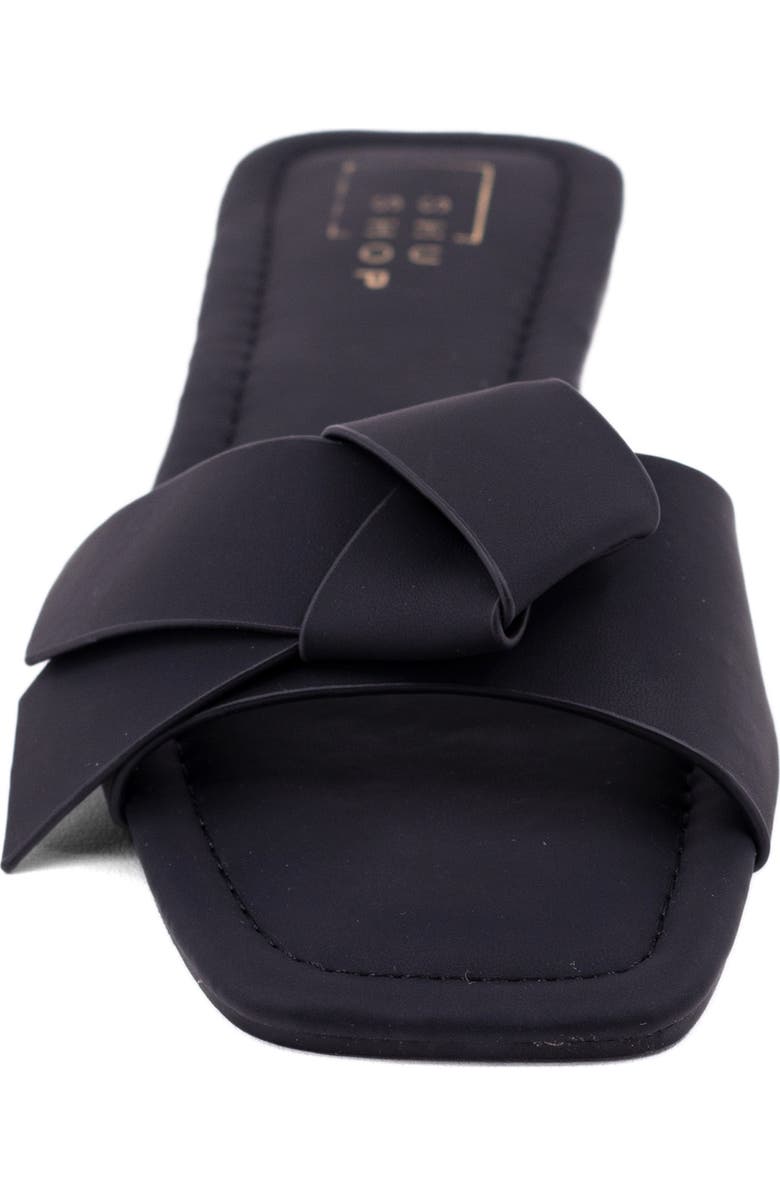 SHUSHOP Diana Slide Sandal, Alternate, color, Black