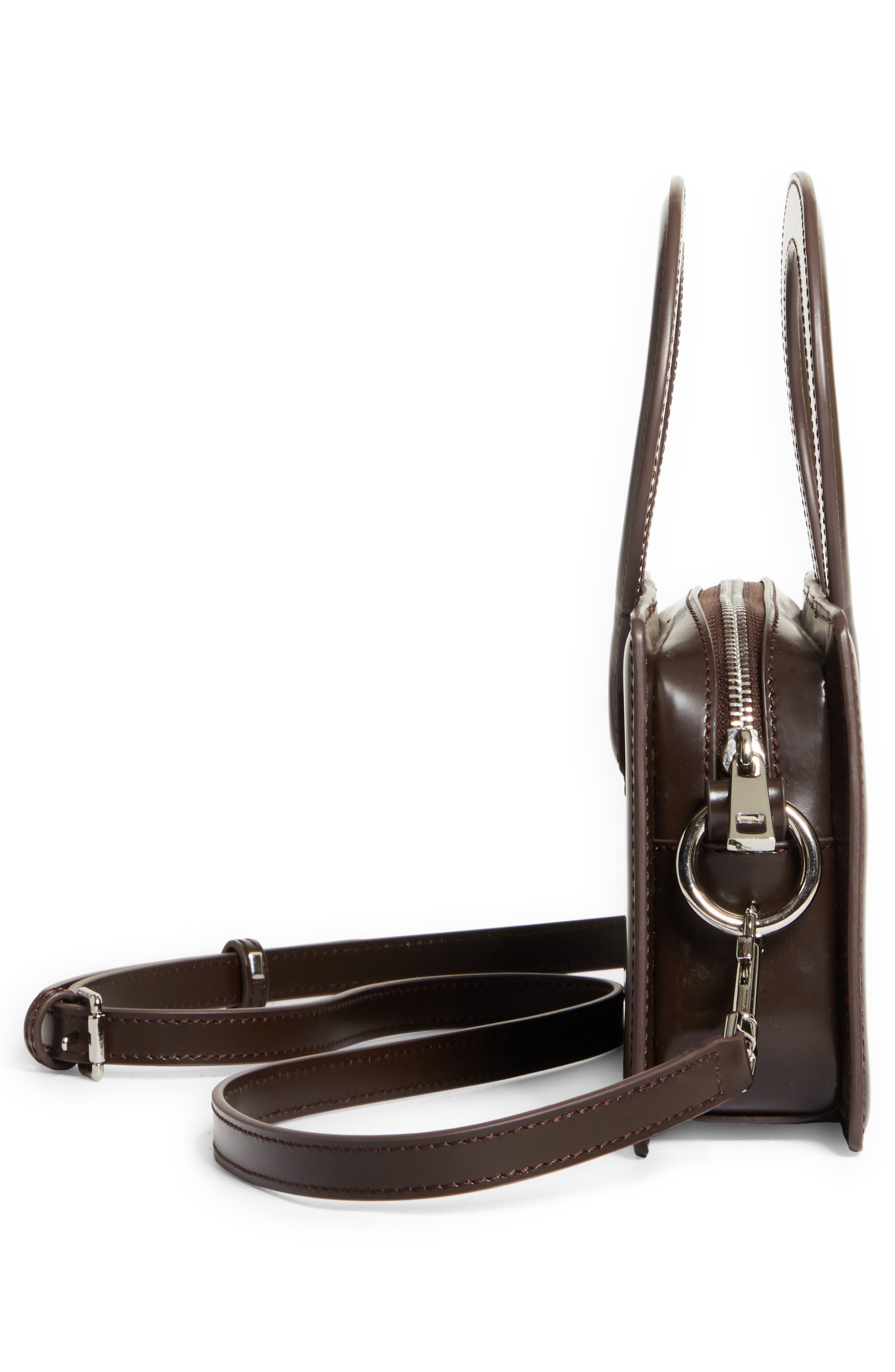 Luar Mini Ana Leather Top Handle Bag, Alternate, color, 