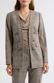 Anne Klein Faux Double Breasted Blazer