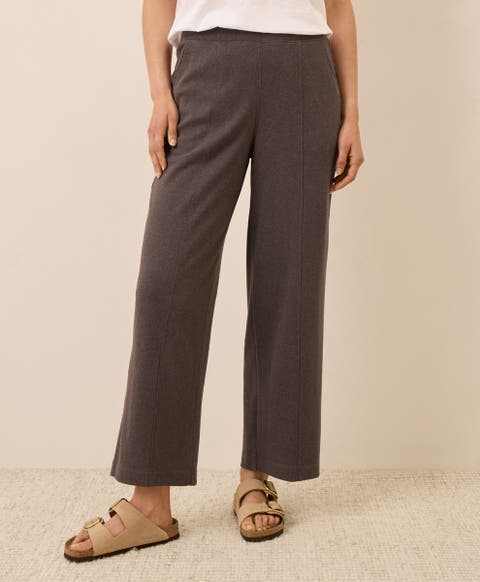 Organic Cotton Airplane Pintuck Wide Leg Pant