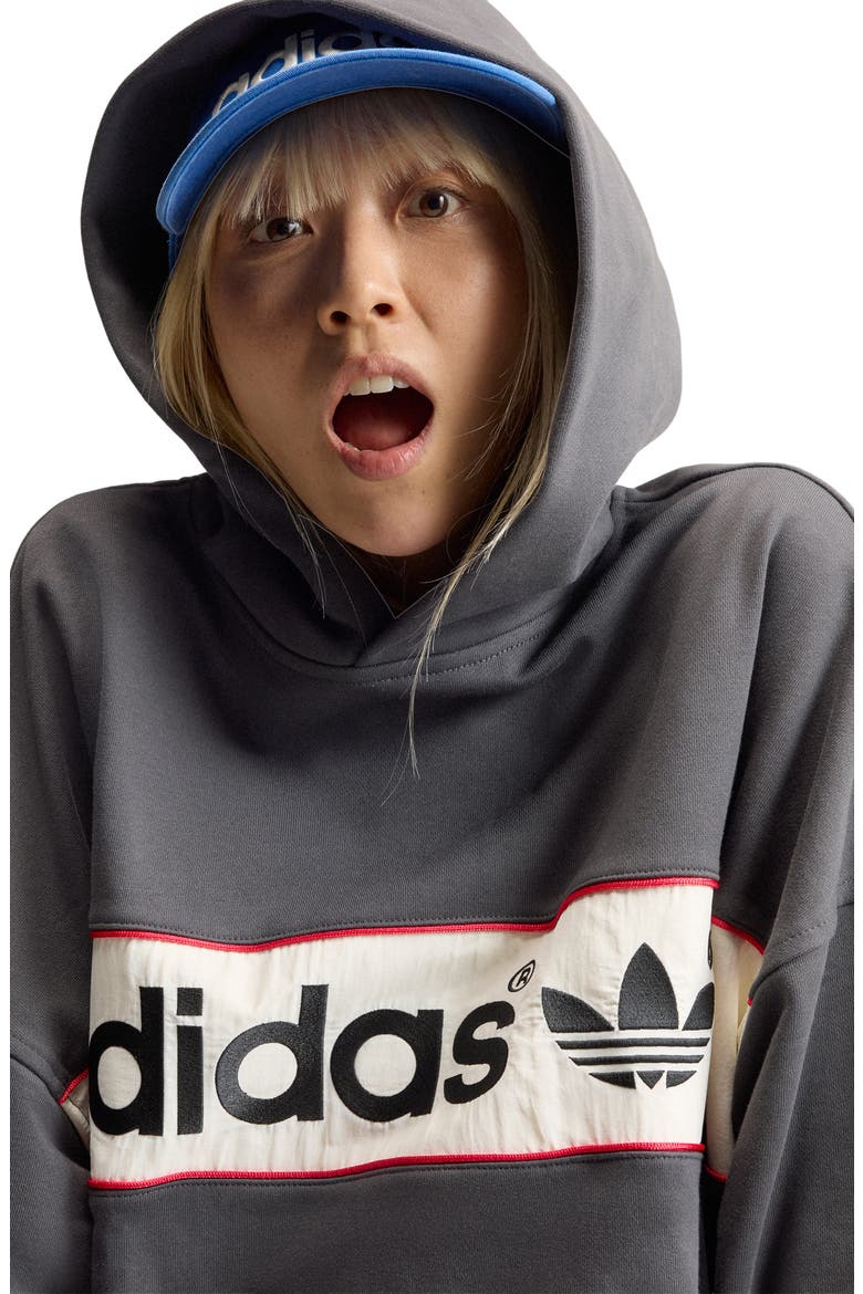 NY Blocked Hoodie, Alternate, color, UTILITY BLACK