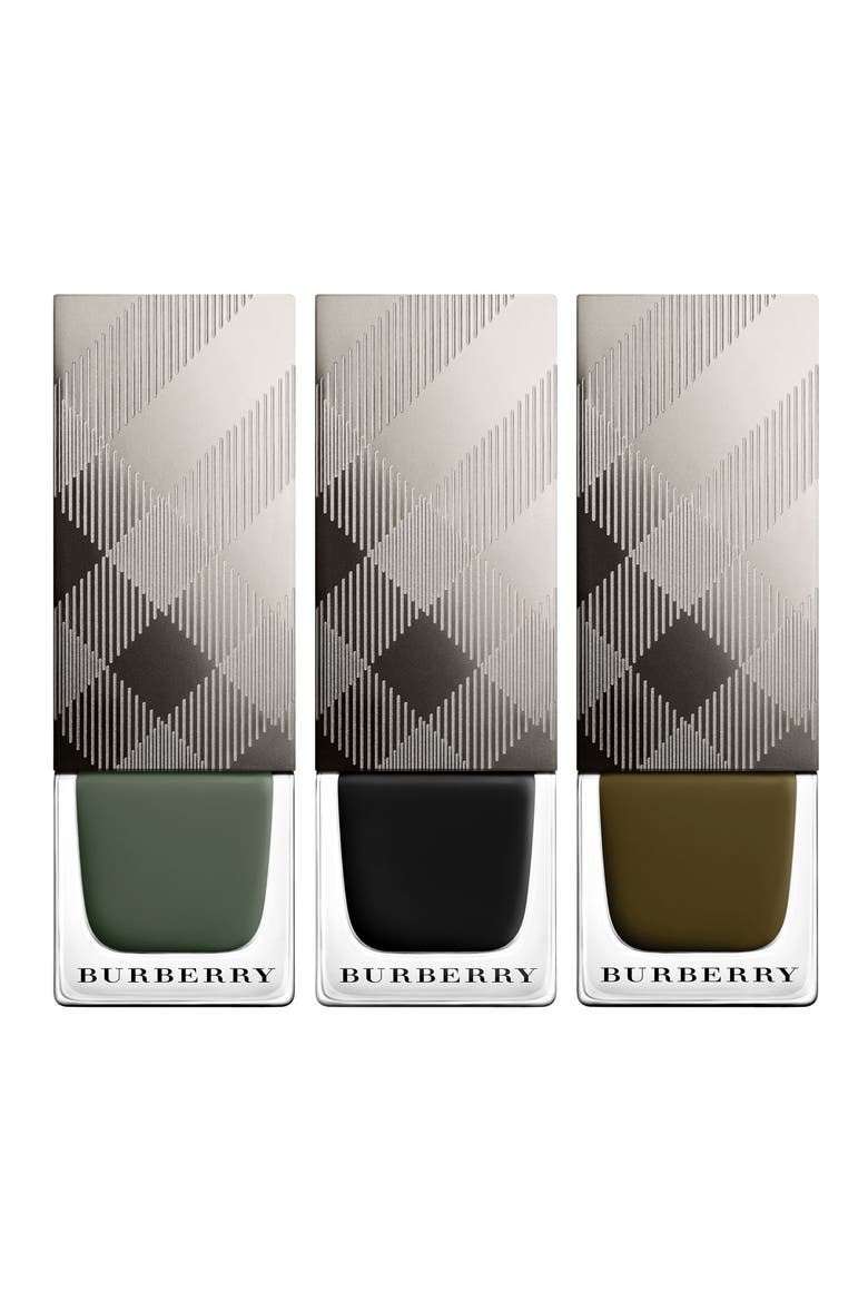 Burberry Beauty 'Autumn/Winter 2015 Runway' Nail Polish Set, Main, color, NO COLOR