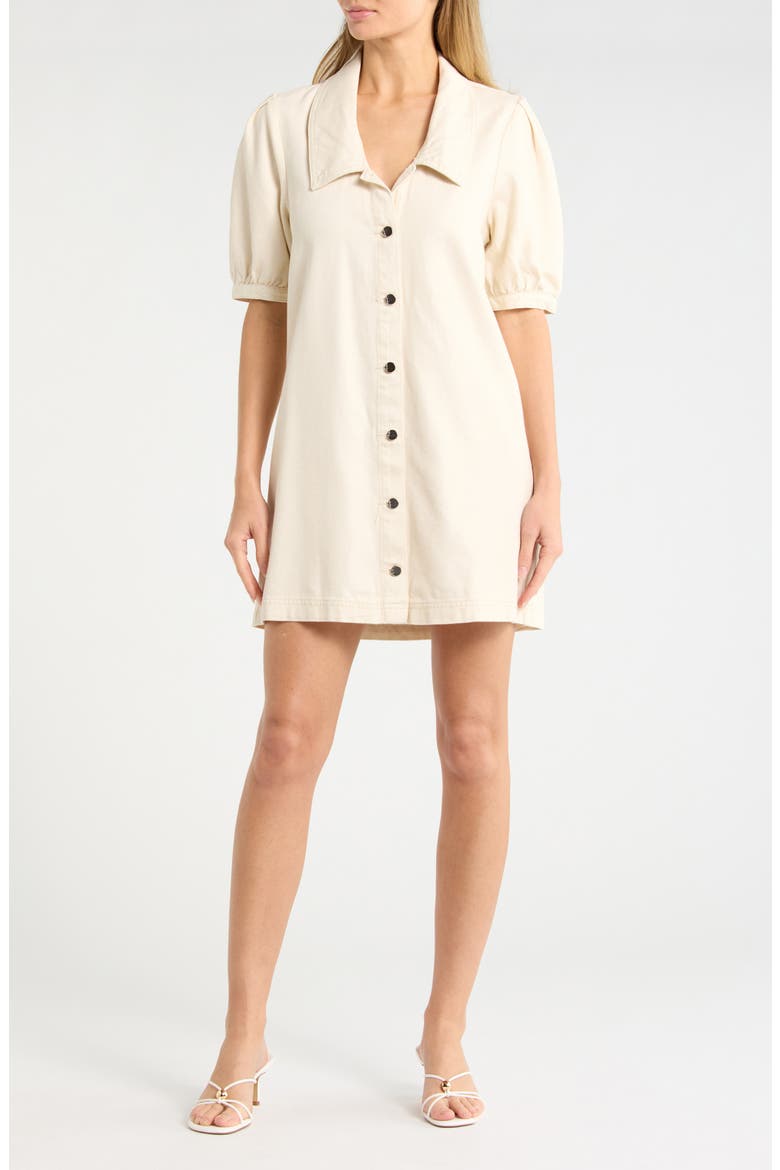 Collared Dress, Main, color, STONE