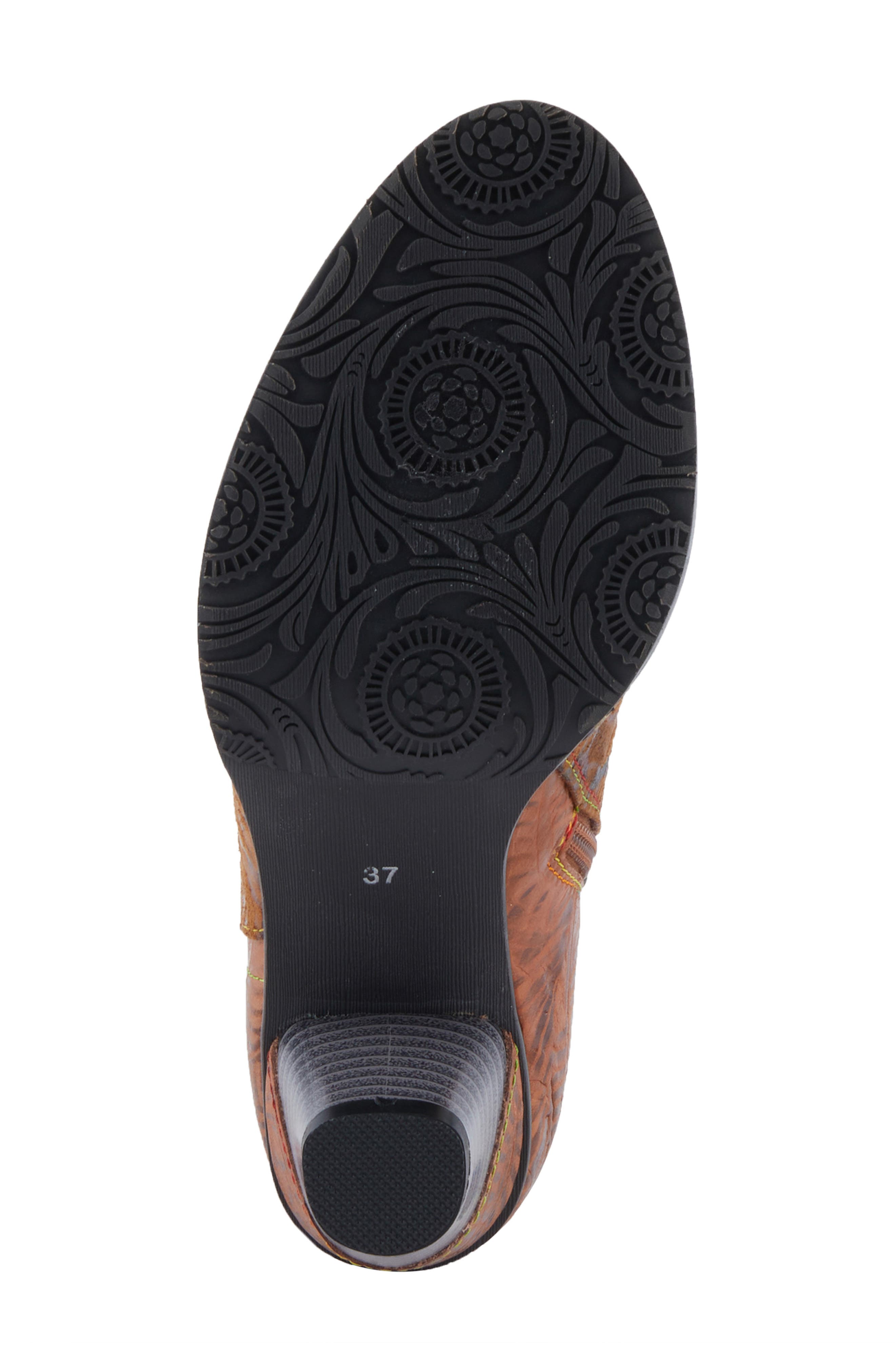 L'Artiste by Spring Step Antilles Flower Embossed, Alternate, color, Camel