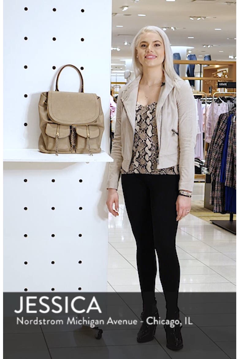 Emery Faux Leather Backpack video