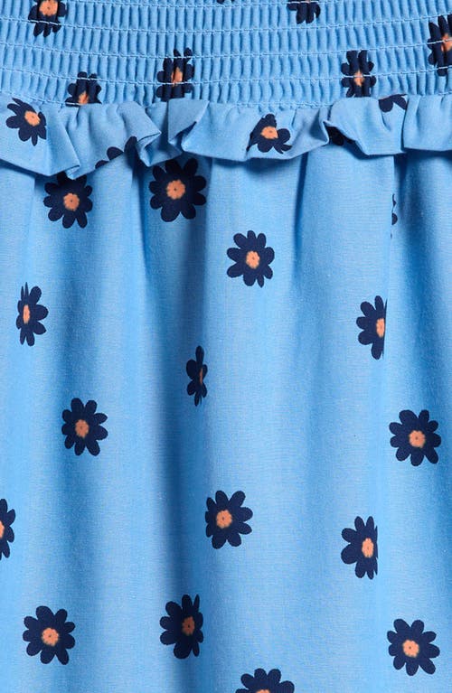 TUCKER + TATE TUCKER + TATE KIDS' SMOCKED TIERED CHAMBRAY DRESS 
