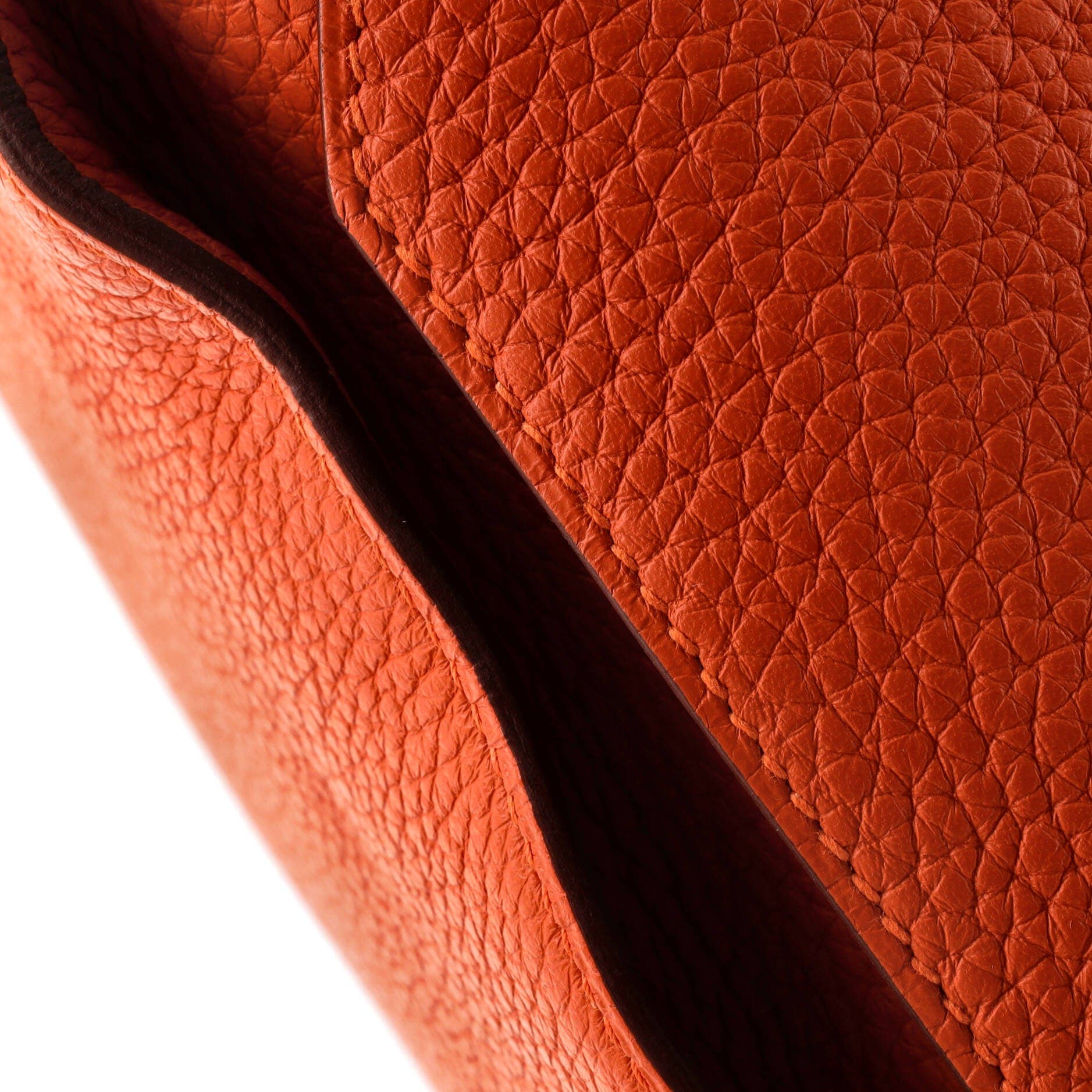 Pre-Owned Hermes Jypsiere Bag Clemence 34, Alternate, color, Orange H