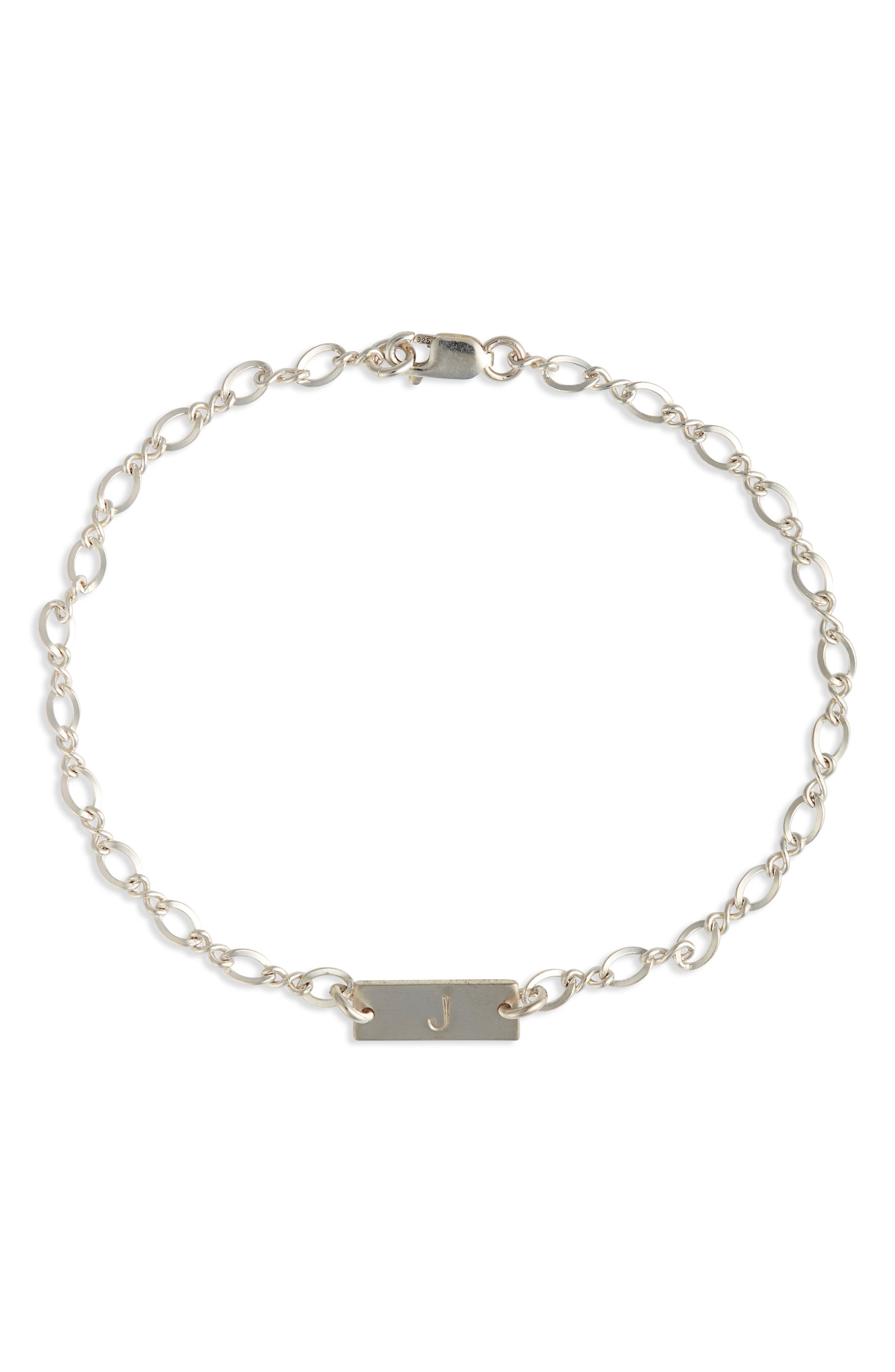 STERLING SILVER - J