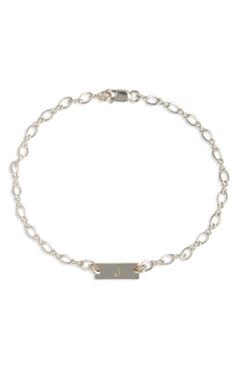 Hadley Initial Bar Bracelet