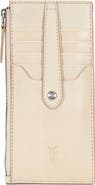 Frye Slim Leather Snap Card Wallet