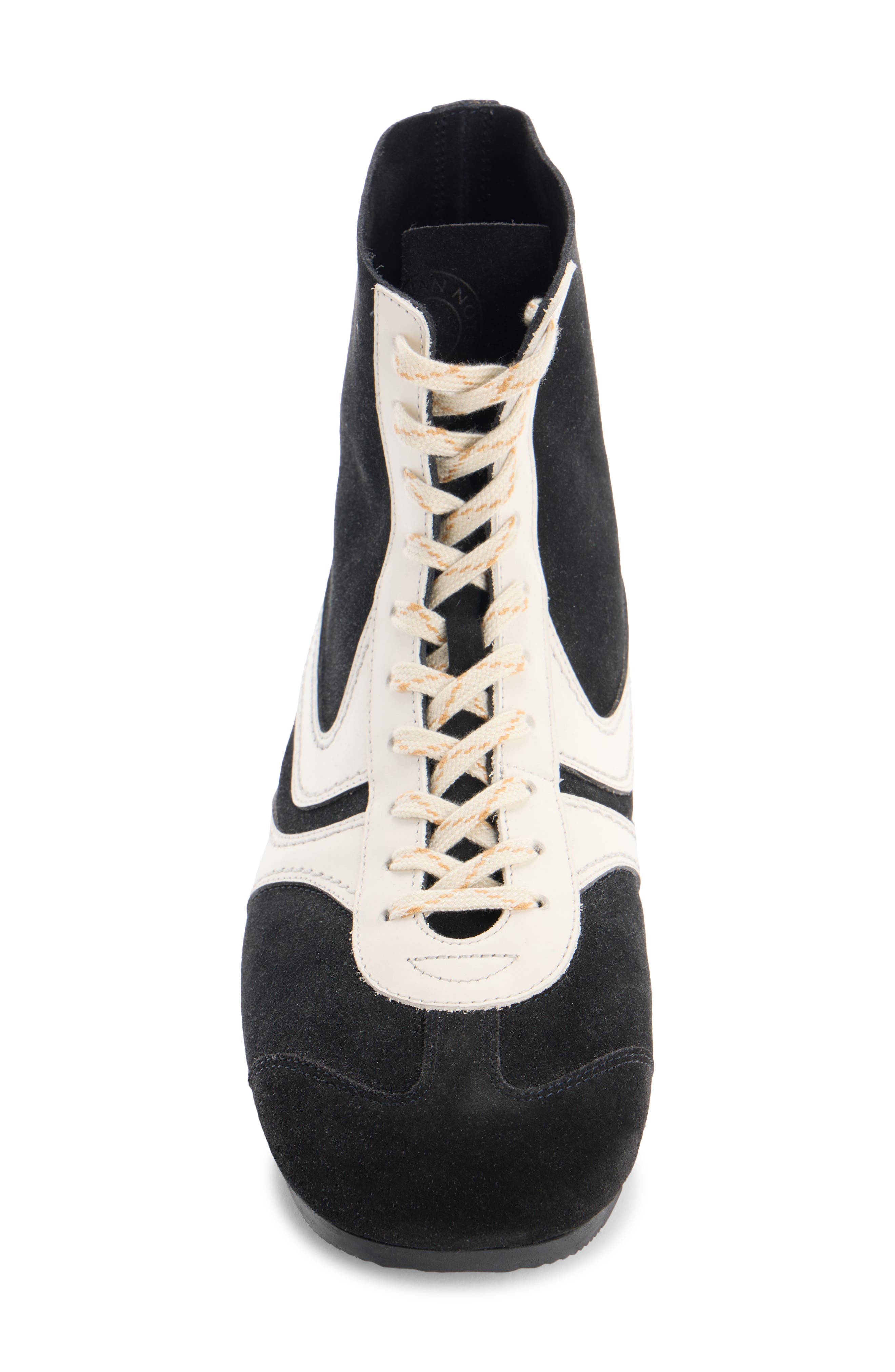 Slim High Top Sneaker, Alternate, color, 998 BLACK/ WHITE