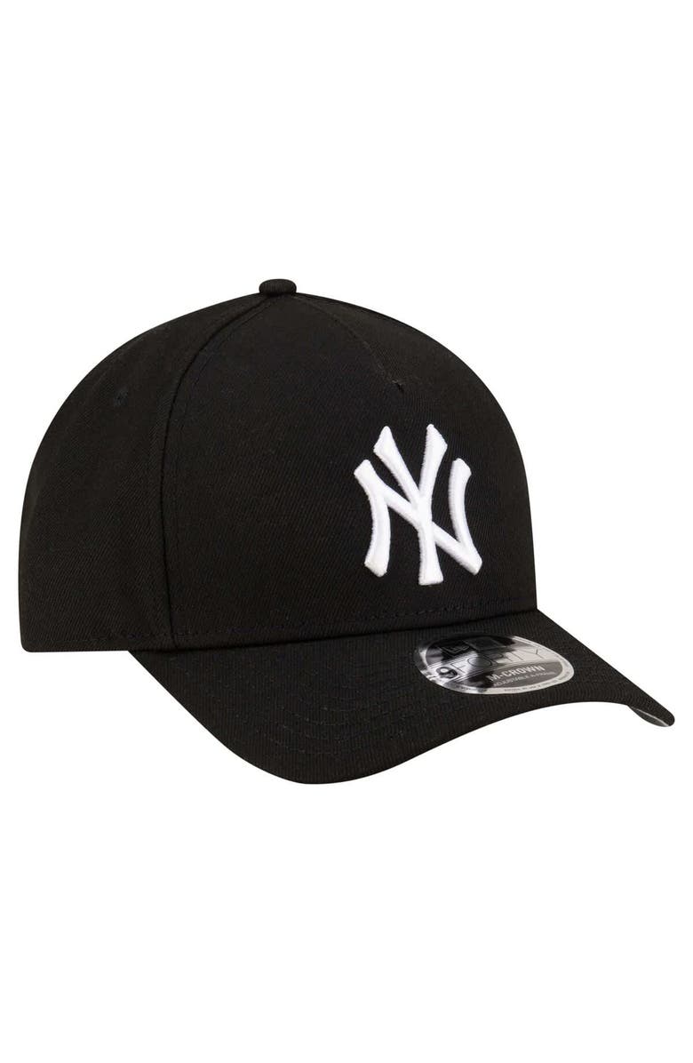 New Era Men's New Era  Black New York Yankees Player Replica 9FORTY Adjustable Hat, Alternate, color, 