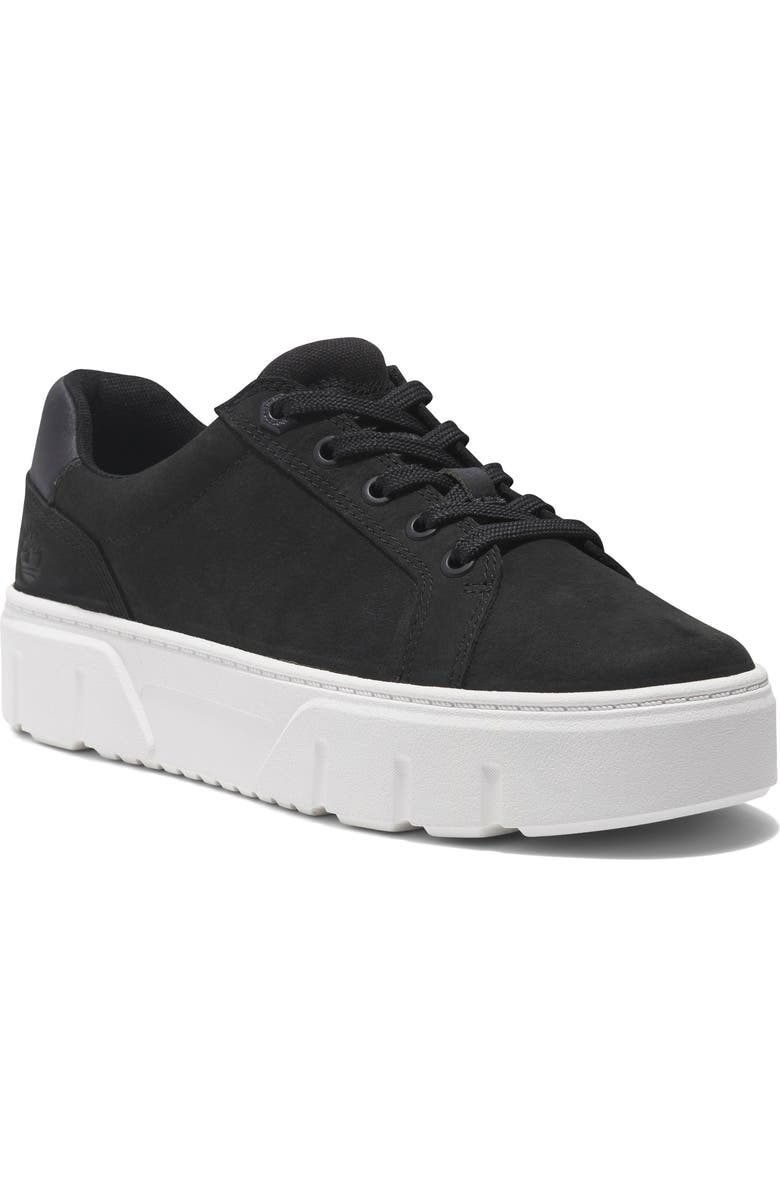 Timberland Laurel Court Platform Sneaker, Main, color, Black Nubuck