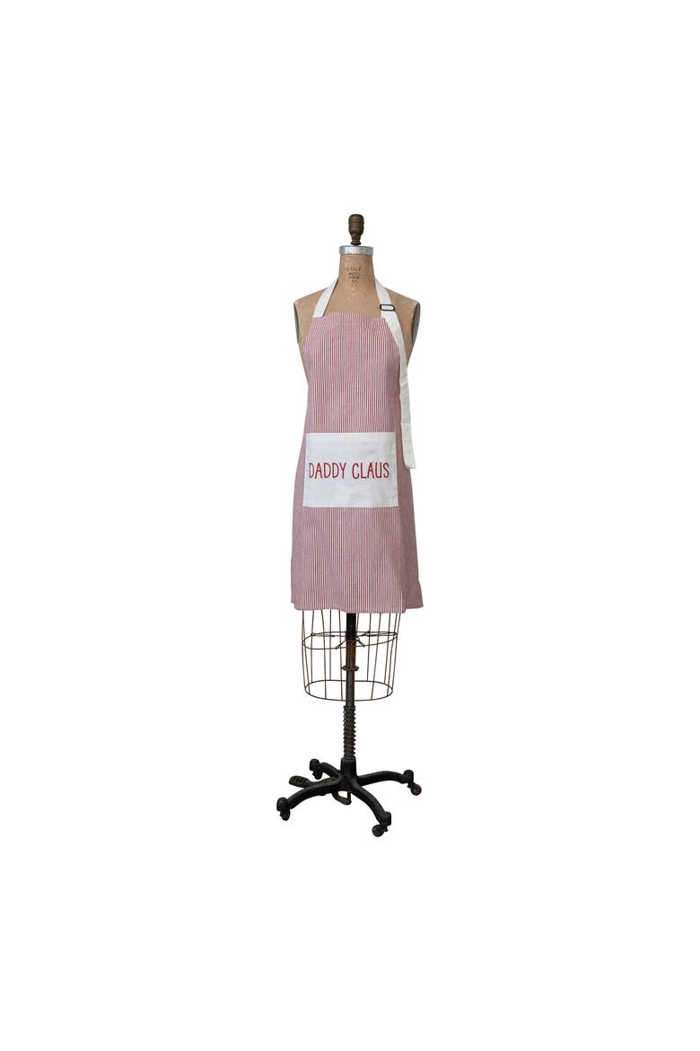 Cotton Embroidered Apron, Main, color, Multicolor