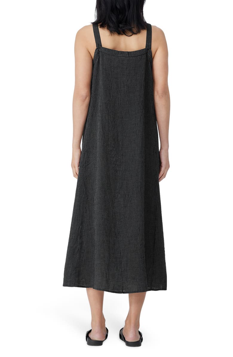 Eileen Fisher Square Neck Organic Linen Sundress, Alternate, color,