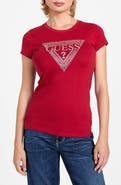 GUESS Rhinestone Logo T-Shirt